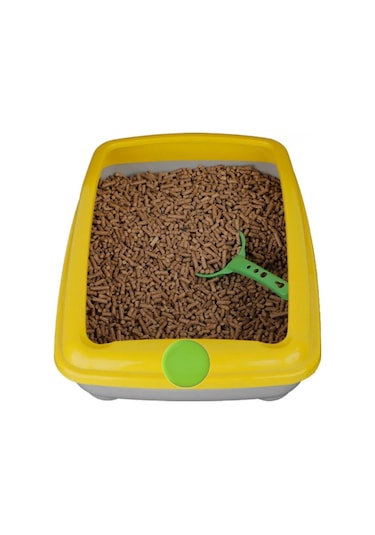 %100 Doğal Çam Peleti Kedi Kumu 10 Kg