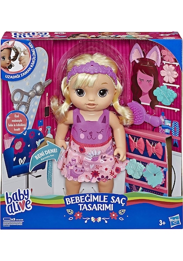 Baby Alive Bebeğimle Saç Tasarımı    Sarışın