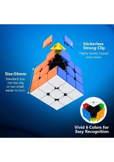 Gan 356 Rs Orjinal Profesyonel Magıc Speed Cube -gan 3x3x3 Rubık Profesyonel Zeka Sabır Küpü