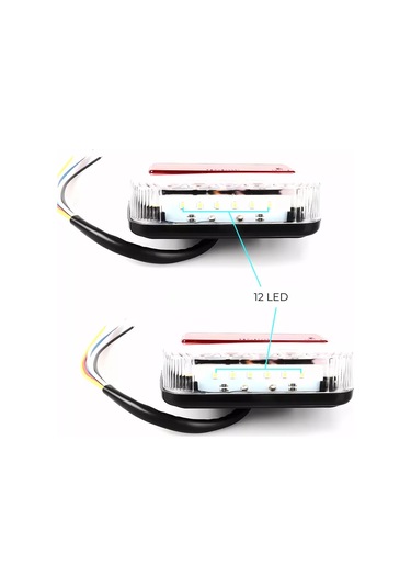 Car54 Römork İçin Led Arka Araba Lambası 2 Adet 268533690