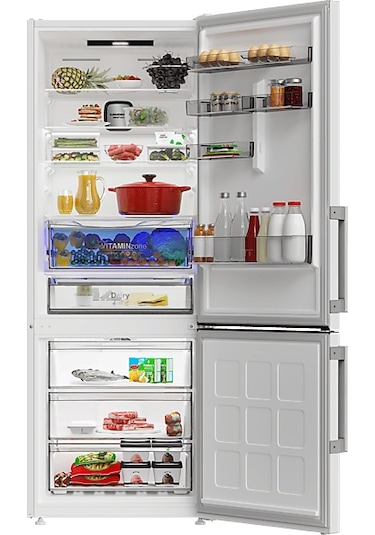 Grundig GPKND 490 490 L Duo-No Frost Alttan Donduruculu Buzdolabı Beyaz