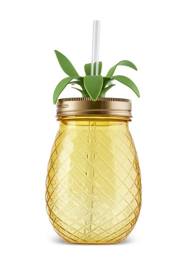 Karaca Ananas Transparent Pipetli Su Şişesi 550 Ml