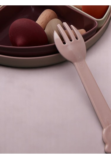 Buddy Kedi Mama Tabağı Seti - Pembe Mor Bej Çok Renkli