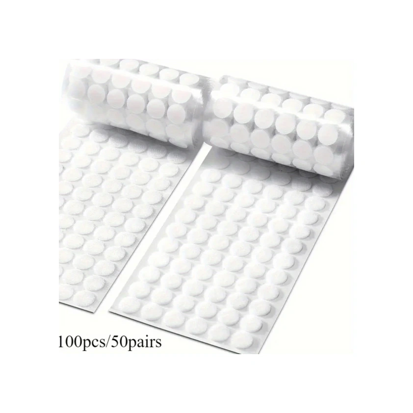 Gateesat 100 Adet 0.39 İnç Siyah Beyan Şeffaf Çift Taraflı Yapışkan Bant