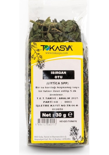 Tokasya Isırgan Otu 5 x 30 G