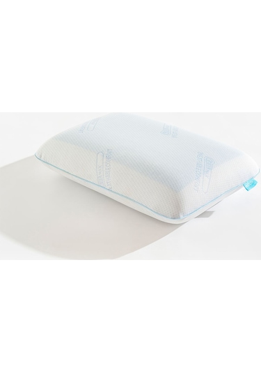 Visco Yüksek Terletmeyen Ortopedik Yastık Serinleten Visco Yastık Jelli Yastık 60x40x15cm Beyaz