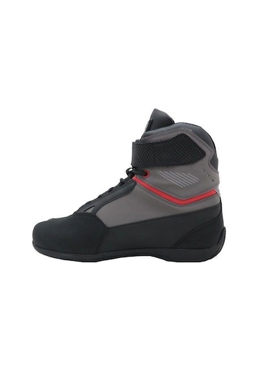 Vexo Boxter Aır Korumalı Yazlık Motosiklet Bot Gri-kırmızı