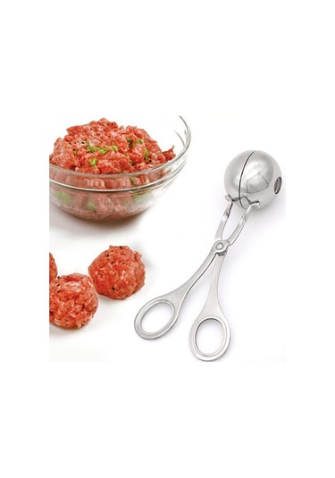 Ranyeek Stainless Steel Et Topu Kaşığı - 16.5cm Geliştirilmiş Kuru Toplama Ve Şekillendirme Aleti Diğer