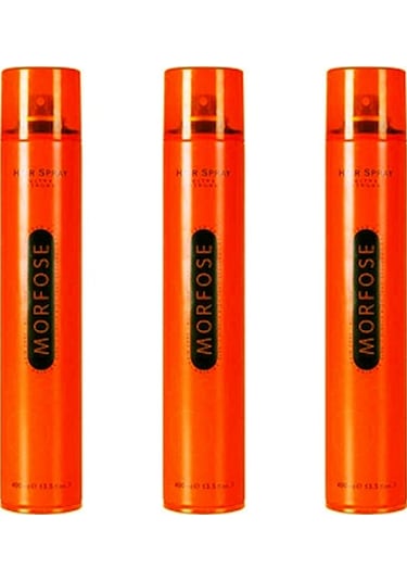Morfose Ultra Strong Saç Spreyi 3 x 400 ML