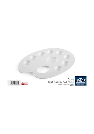 Hatas 30 Cm Büyük Boy Resim Paleti / Godeli