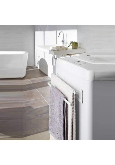 Buzdolabı, Mutfak Depolama İçin Manyetik Havlu Askısı, Yan Duvar İçin Delinmeyen Havlu Askısı -