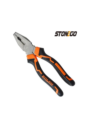 Stonego Yalıtımlı Pense, Tel Sıyırma Sıkma Elektrikçi Pense Striptizci Crimper Sıze D