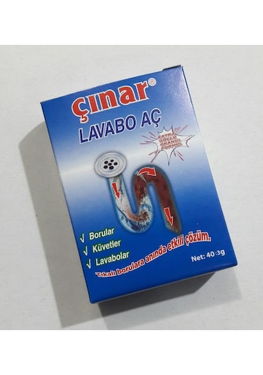 Çınar Lavabo Açıcı 40 G