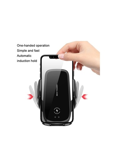 Wondernest M11 Otomatik Elektromanyetik 15w Araç Kablosuz Şarj Aparatı Braketi Std