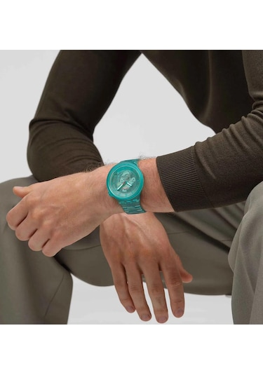 Swatch Sb05l101 Turquoıse Joy Kadın/erkek Kol Saati Metal