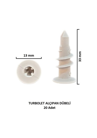 Turbolet Dübeli, Burgulu Turbulet Dübeli 20 Adet