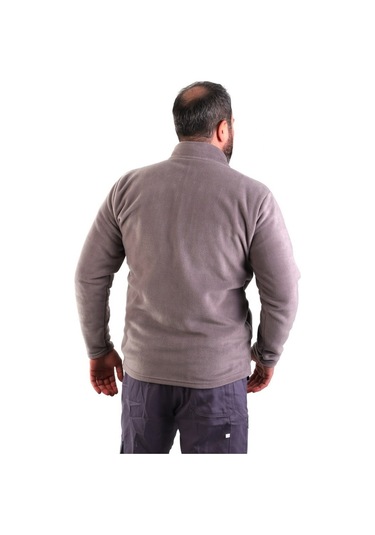 Eser - Fermuarlı Polar Mont - Gri