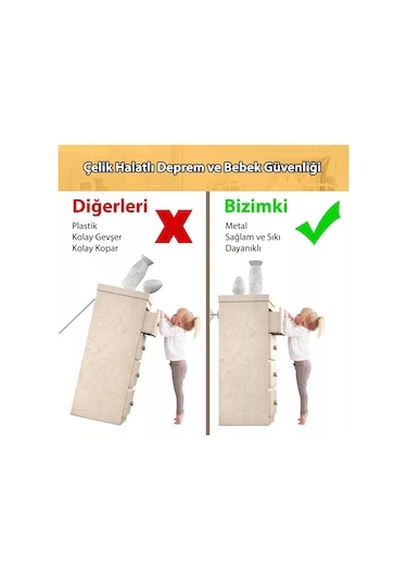 Çelik Halatlı Ağır Eşya Sabitleme Aparatı