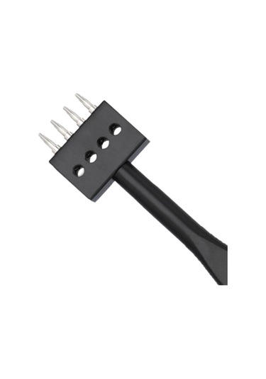 Suntek Deri Çatal Yumruk El Aleti Çelik Yuvarlak Delik 4-diş 4 Diş