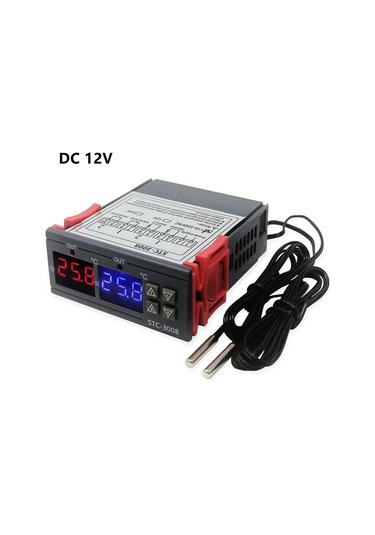 Jarheadstc-3008 Çift Dijital Termostat Isıtıcı Soğutucu Kontrol Cihazı 12v/24v/220v Altın