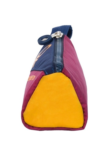 United Colors Of Benetton Color Blocking Unisex Çocuk Üçgen Kalemlik - Lacivert-bordo-hardal Çok Renkli