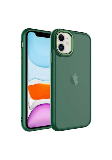 iPhone Uyumlu 11 Kilif Zore May Arka Yüzey Buzlu Kilif 563339287