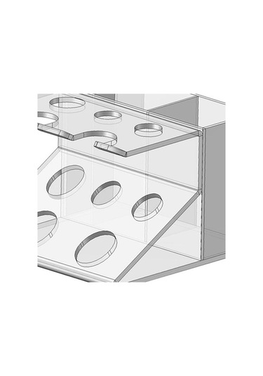 Pazly Tutucu Traş Tezgah Suntek Standı Şeffaf Makineleri Macunu Diş Dj Diğer