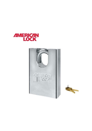 Amerıcan Lock A748 Saklı Kelepçeli Masif Çelik Asma Kilit. 64mm
