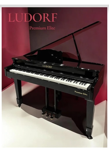 Premium Elite Kuyruklu Dijital Piyano Siyah