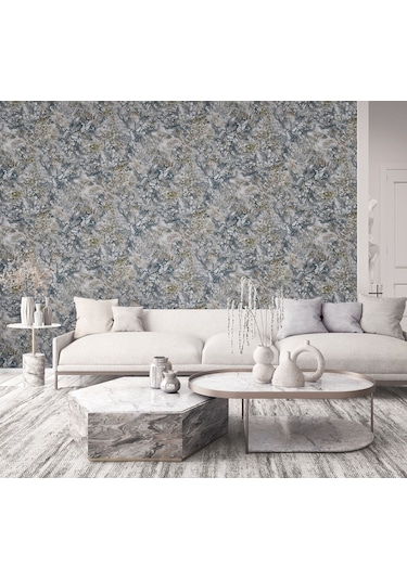 Adawall Roka 23101-5 Mermer Desenli Düz Sade Duvar Kağıdı