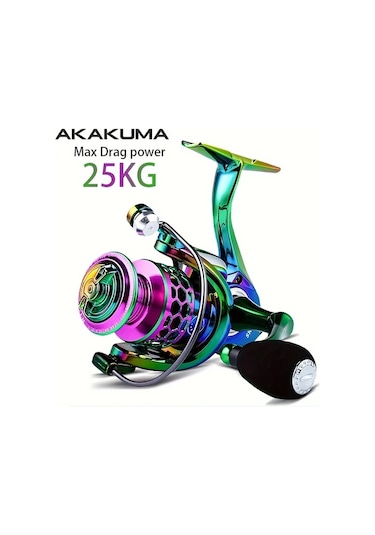 Xuweiwei 3000 Sku 1 Adet Akakuma Olta Makarası 14+1 Bb Döner Makara 1000-6000 Serisi Uzun Atış Olta Çarkı 25kg Çekme Gücü Tuzlu Tatlı Su Balıkçılık