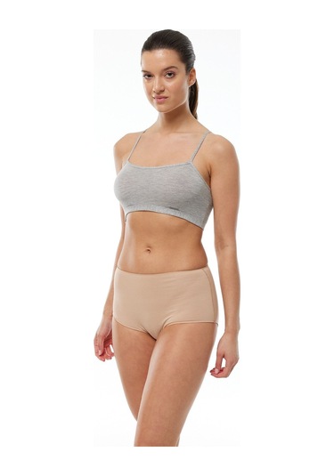 Malabadi Kadın Ten 2 Li Paket Geniş Kenarlı Modal Külot 1053 Ten