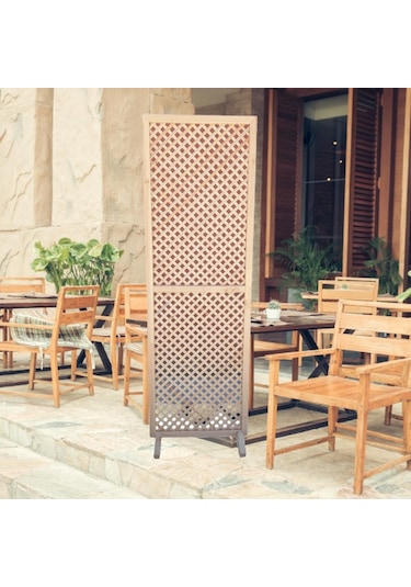 ahşap paravan seperatör 65*200
