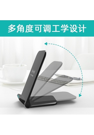 Sandwich Siyah 20w Çevirilebilir Kablosuz Şarj Cihazı, Dikey Telefon Tutucu İle İphone 14 Uyumlu, 15w Hızlı Şarj Özelliği