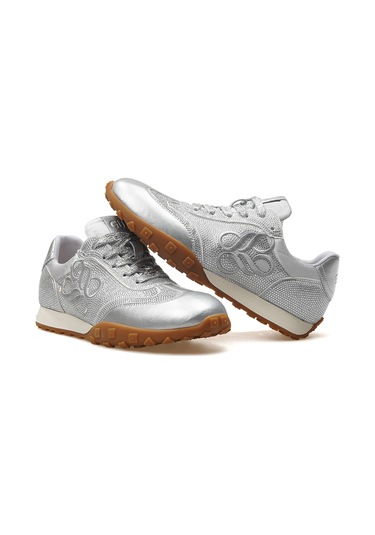 Guja Kadın Taş Detaylı Sneaker Günlük Ayakkabı 25y 25y318 Z Gümüş Gümüş