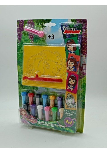 Disney Sofia Eğitici Ve Eğlenceli Kum Boyama Seti 4in1-red Castle Fm-11-e