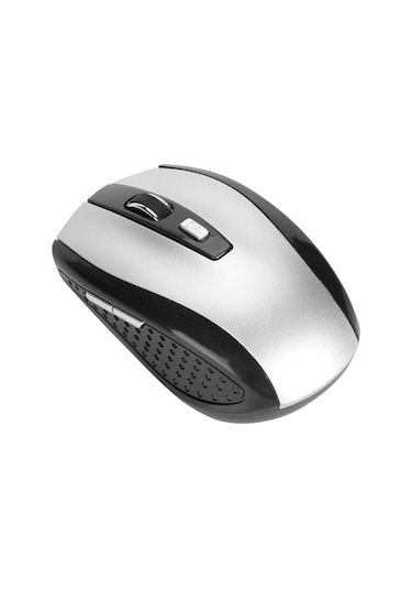 Ximistore9 Gümüş 6 Tuşlu Kablosuz Fare - Ergonomik Tasarım, 800-1600 Dpı Ayarlanabilir, 10m Alım Mesafesi, Optik Konumlandırma Pil Yok