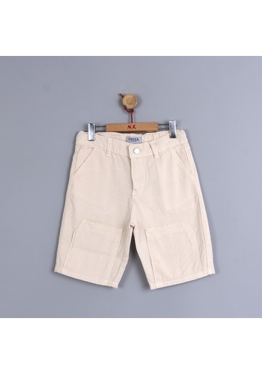Xo Kids P-003514 Nk 62708 Erkek Summer Şort 8-14 Yaş Krem
