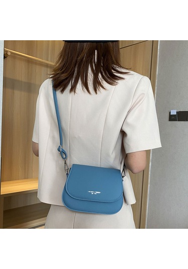Fosenze 2022 Yaz Stili Kadın Çapraz Çanta - Şık Ve Pratik Omuz Çantası, Mavi Renk, Büyük Kapasiteli MAvi