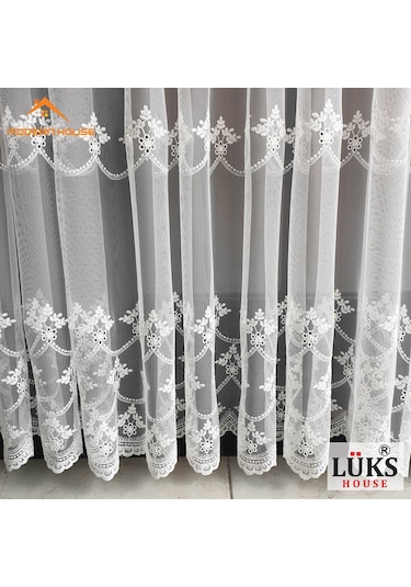 Lüks Grek Etek 7 Tül Perde Yüksek Kalite - Modern House