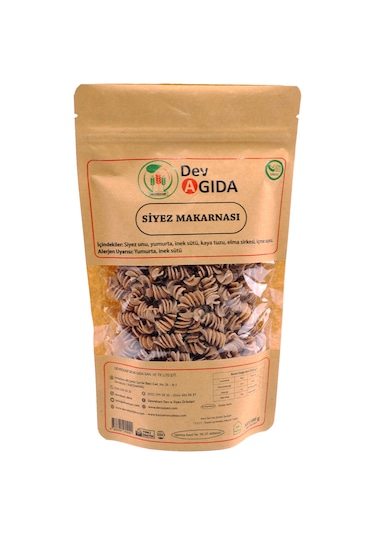 Siyez Makarna 300 G (Doy-pack Ambalaj)