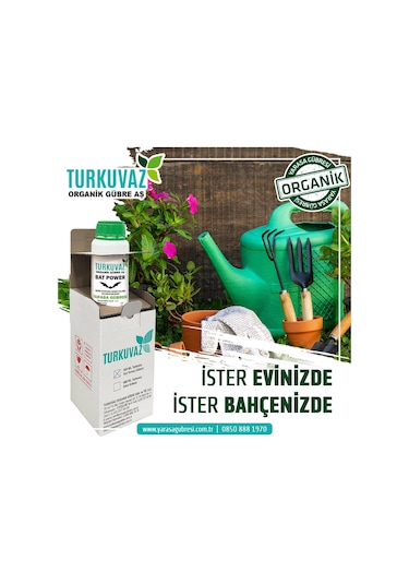 5 KG. Turkuvaz Organik Toz Yarasa Gübresi (Yüksek Fosfor)