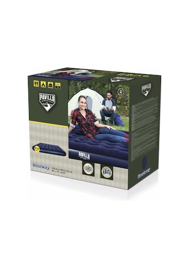 Bestway Üç Kişilik Şişme Yatak 67004 Mk Lacivert