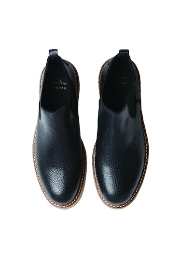 Negro Bot Kadın Nantes-po Toni Pons Leather Ankle Boot Wıth Sıde Elastıcs Siyah