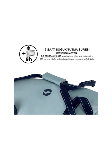 Outwell Sanderling Tote 18 L Yüksek Yalıtımlı Soğutucu Termal Çanta Açık Mavi