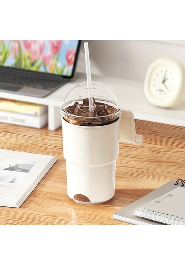 Dashanshop Orange 2'li Paket Devrilmez Bardak Tutucu, Vakuzlu Ve Masalar İçin Taşınabilir Askı Turuncu