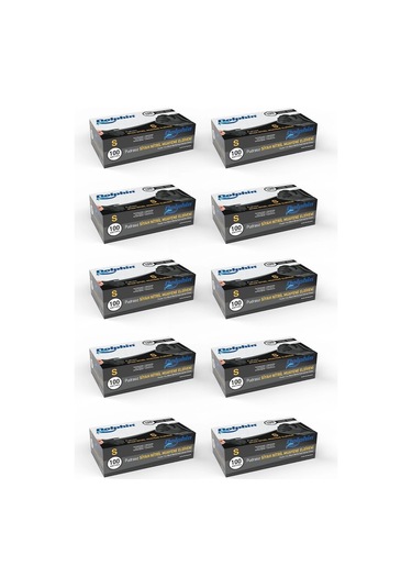 Supertrend Çok Amaçlı Siyah Nitril Eldiven S Beden 100lü Kutu X 10 Paket - Mdr