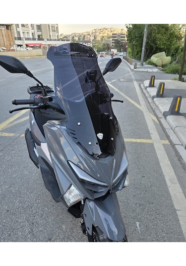 Motocam Volta Revolt Rsx4 Ön Cam 2022-2026 Model 65cm Siyah Renkli 4mm Orta Boylu