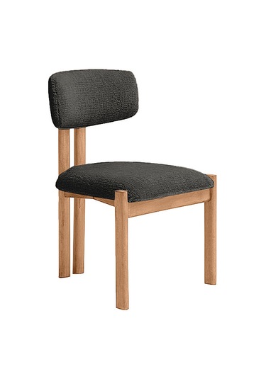 Espoo İskandinav Ahşap Bohem Sandalye Natural - Antrasit