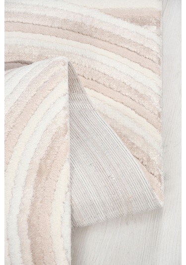 Volora Halı Koleksiyonu Yumuşak Dokulu, Modern İnce Form, Tozumaz Ve Kolay Temizlenebilir Krem - Bej